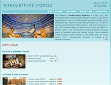 Tablet Screenshot of bardejovske-kupele.net